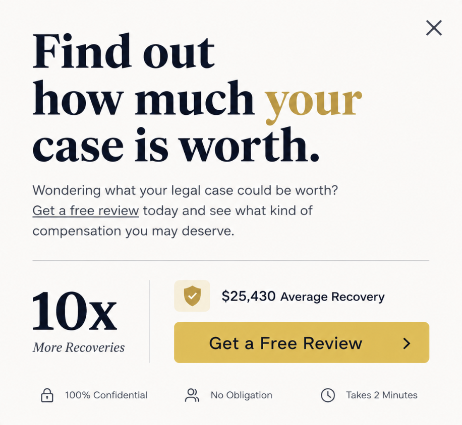 Avrek Law Pathmonk microexperience showing case-type qualification and attorney matching