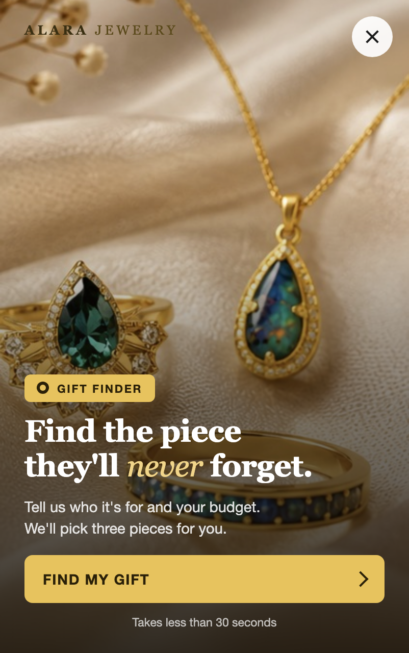 Alara Jewelry Pathmonk microexperience